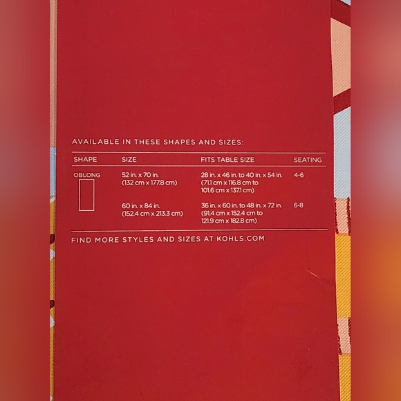 St. Nicholas Square Holiday House Vinyl Table Cloth 50 x 70 - Picture 4 of 5